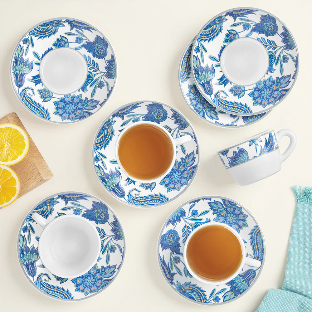 Larah New Iris Cup n Saucer Set - Image 7