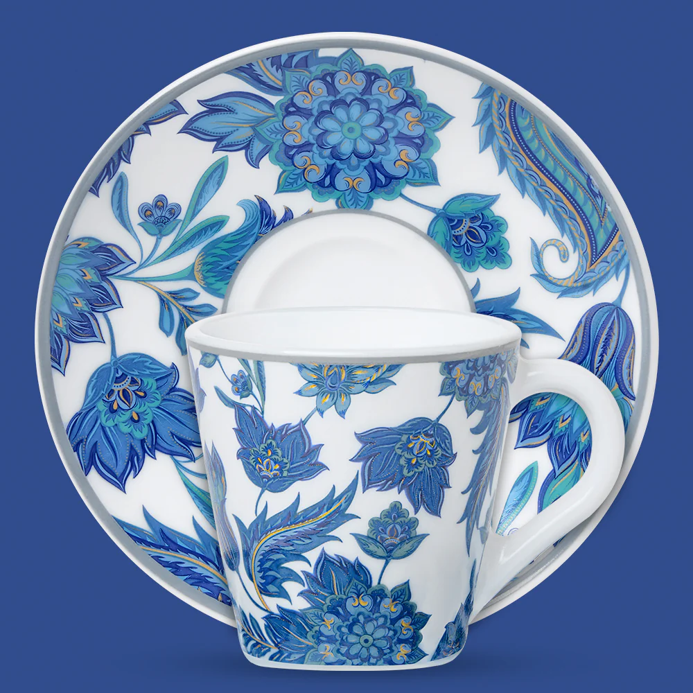 Larah New Iris Mug n Saucer Set - Image 4