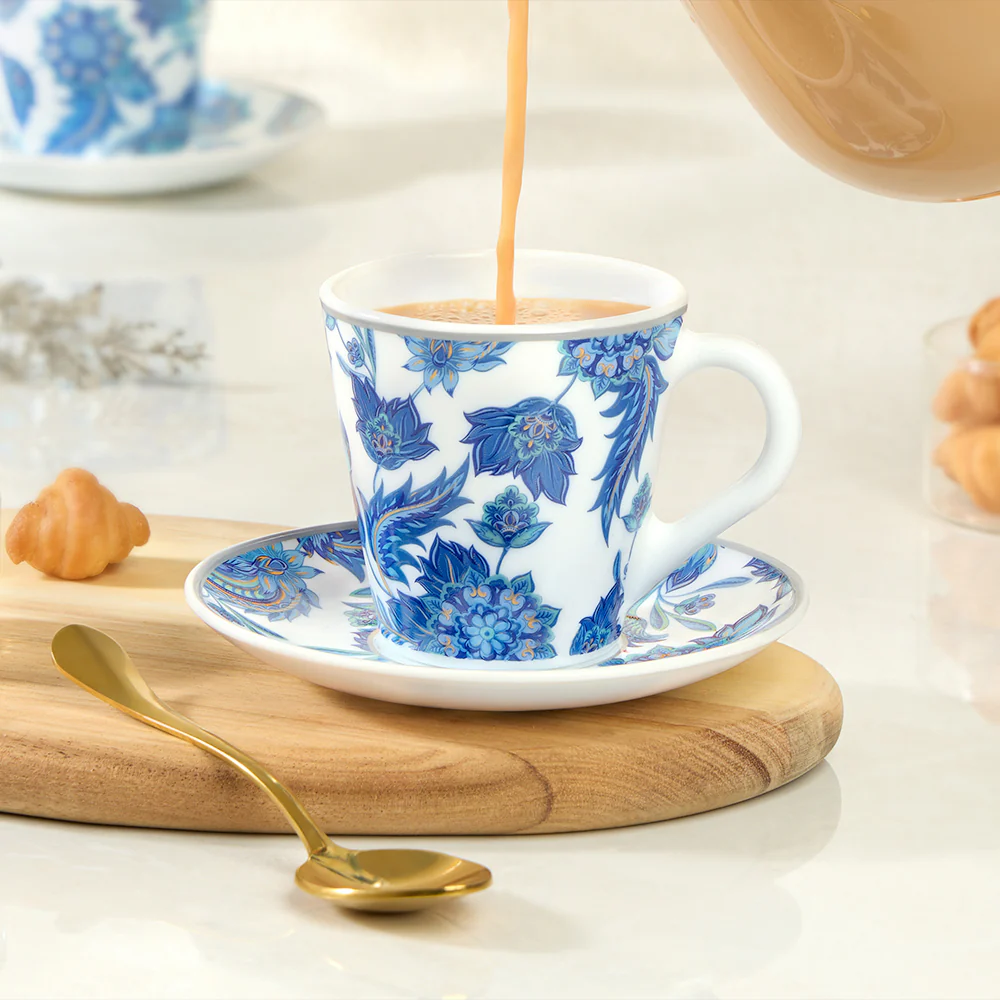 Larah New Iris Mug n Saucer Set - Image 5