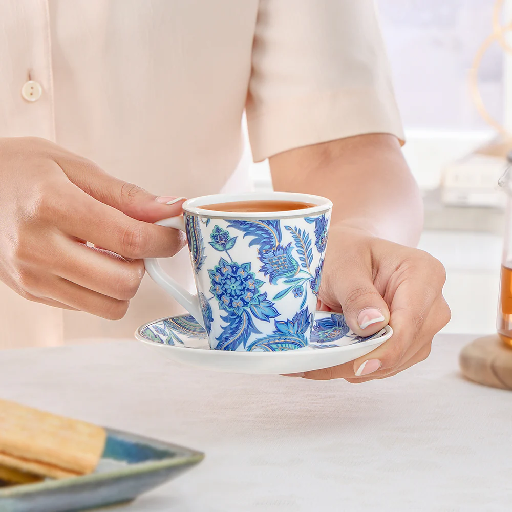 Larah New Iris Mug n Saucer Set - Image 6