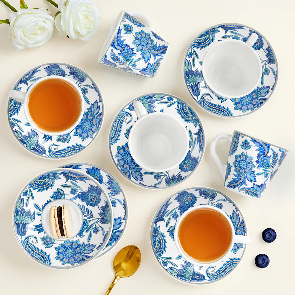 Larah New Iris Mug n Saucer Set - Image 7