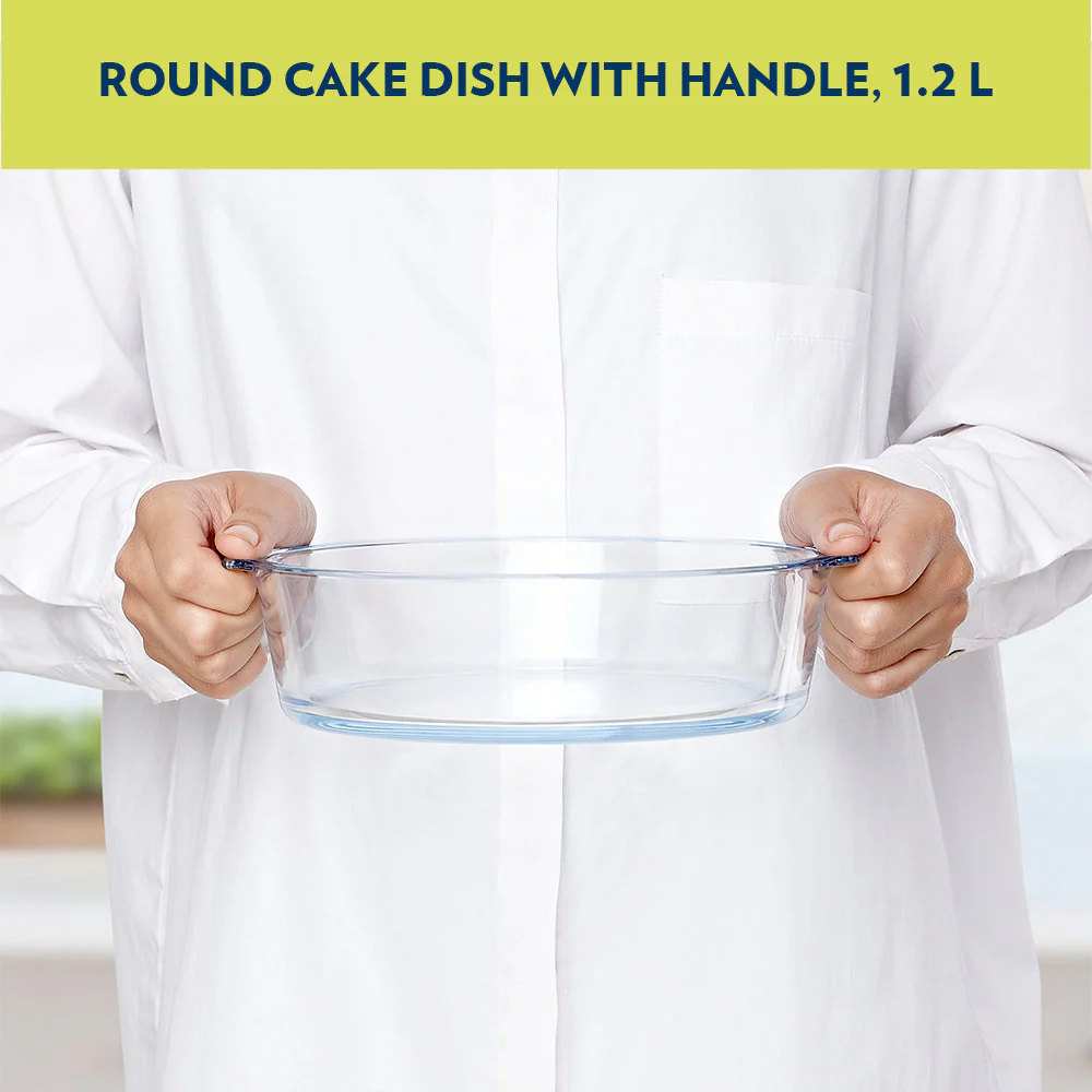 Round Cake Dish with Handle - Image 3