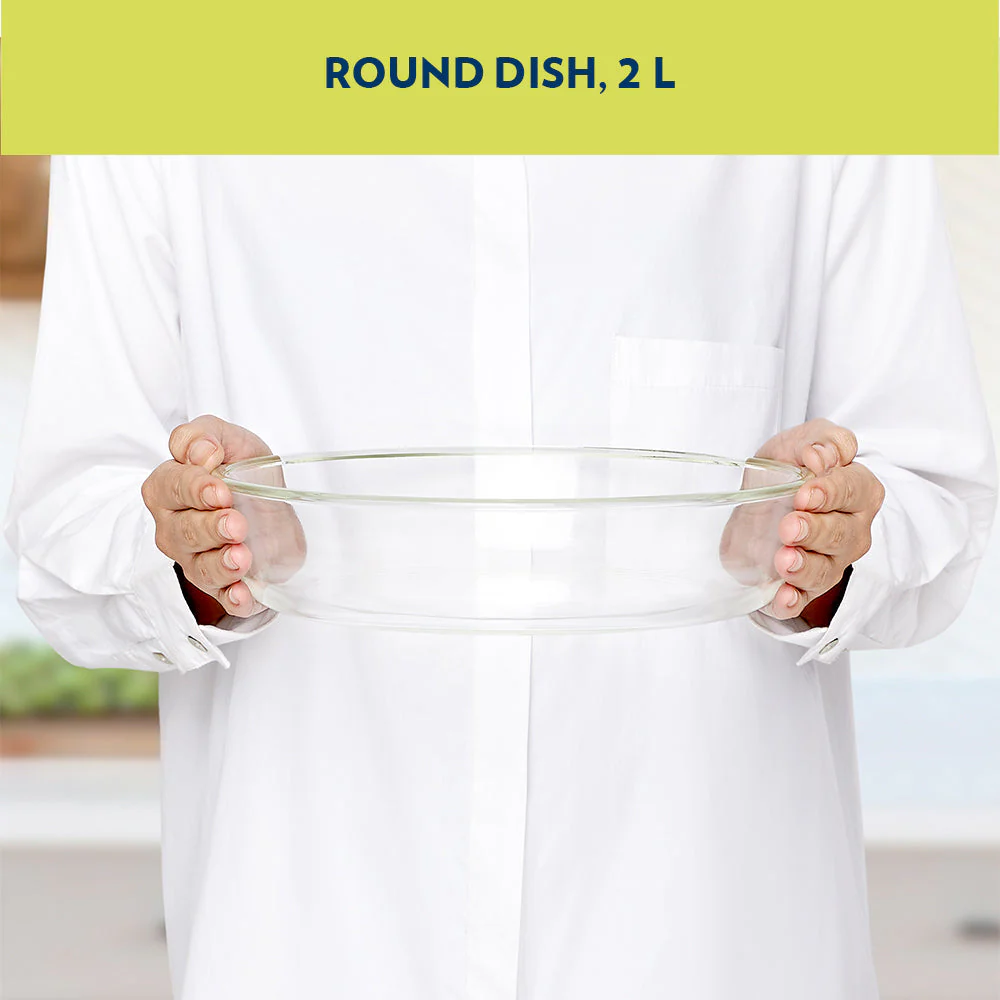 Oven Safe Glass Round Dish - Image 3