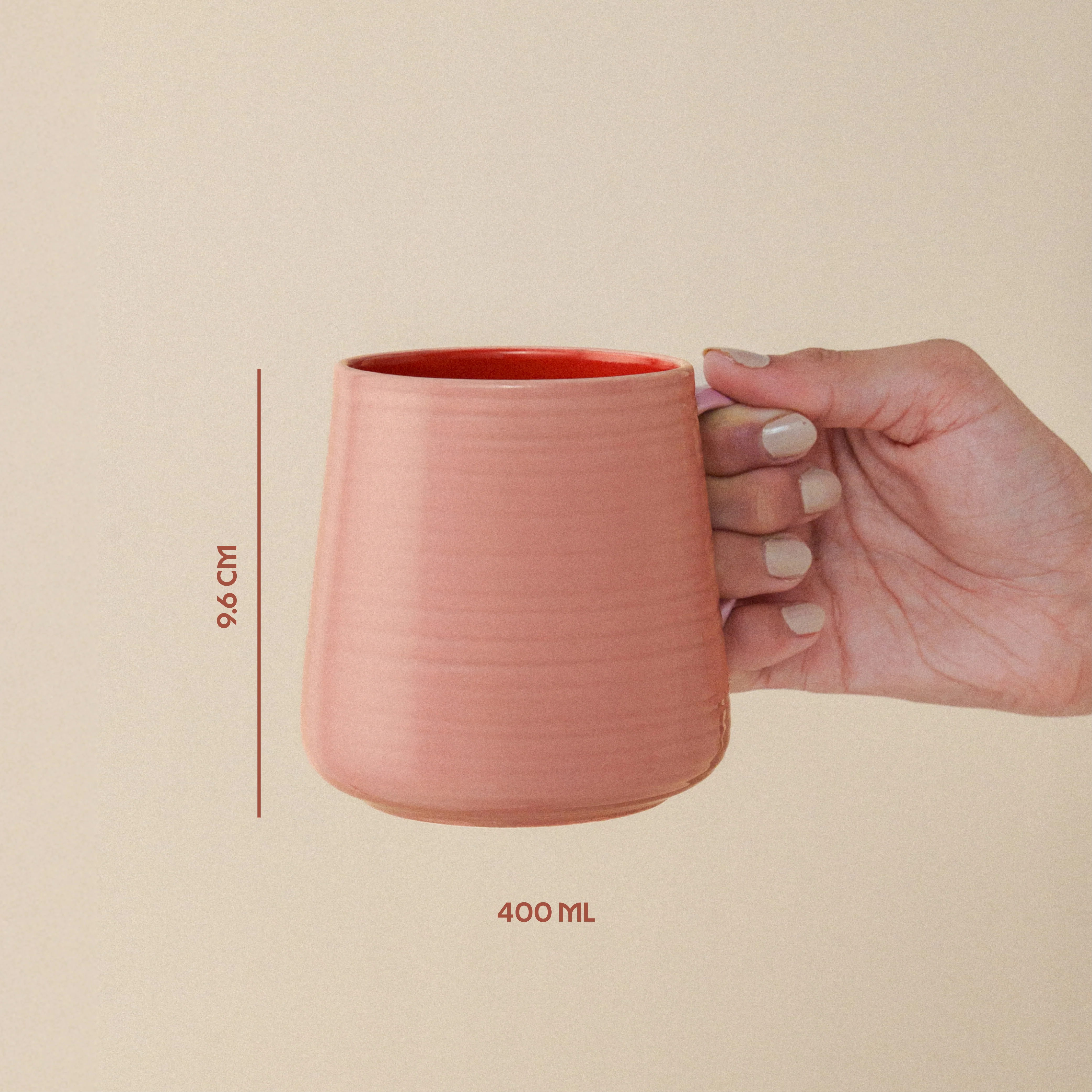 Bello Porcelia Mug, Blush - Image 3