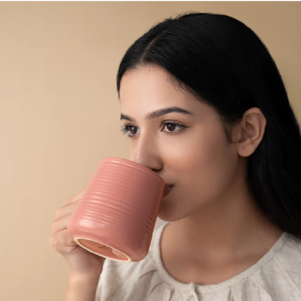 Bello Porcelia Mug, Blush - Image 4