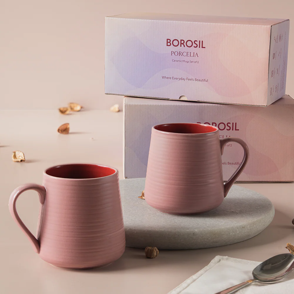 Bello Porcelia Mug, Blush - Image 7