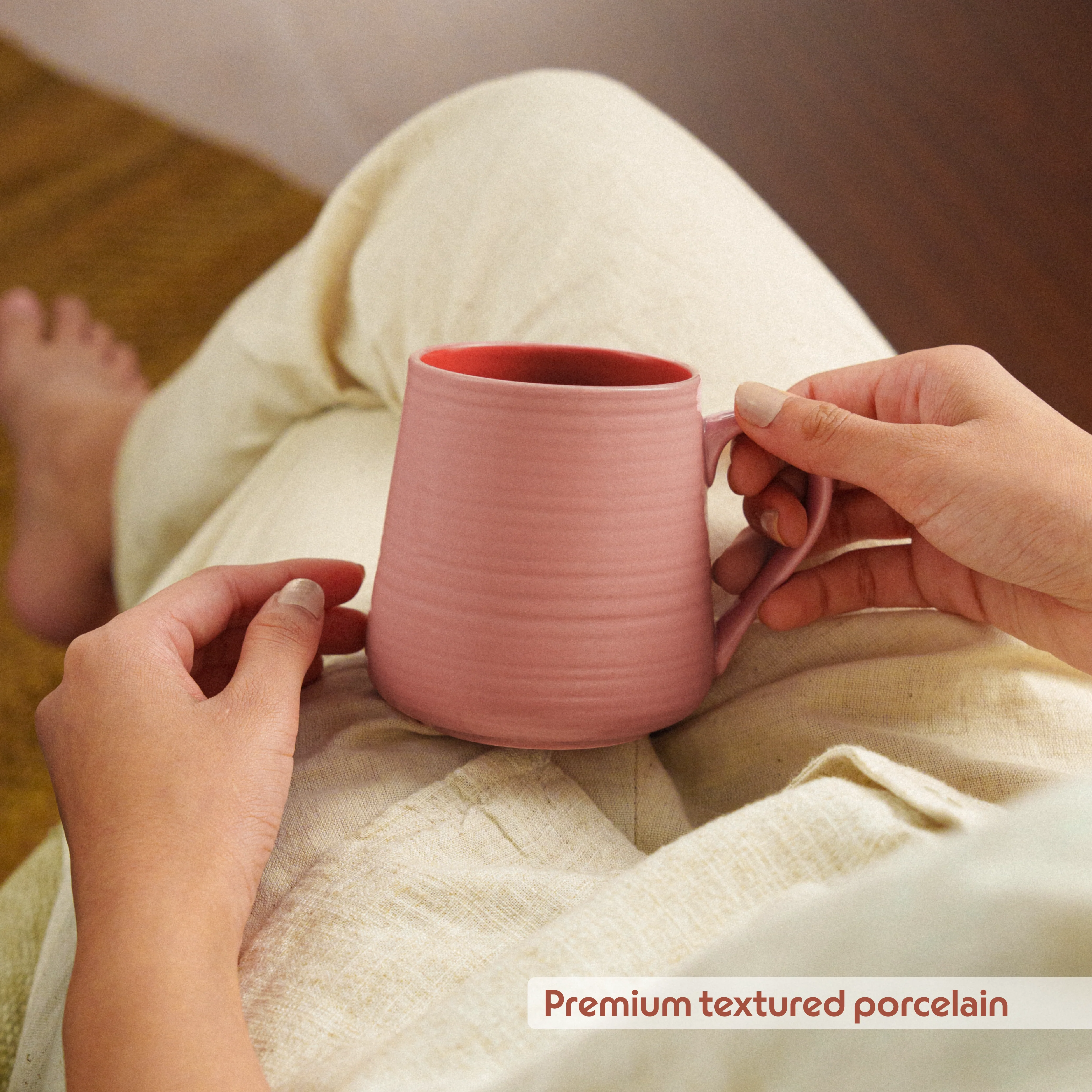 Bello Porcelia Mug, Blush - Image 8