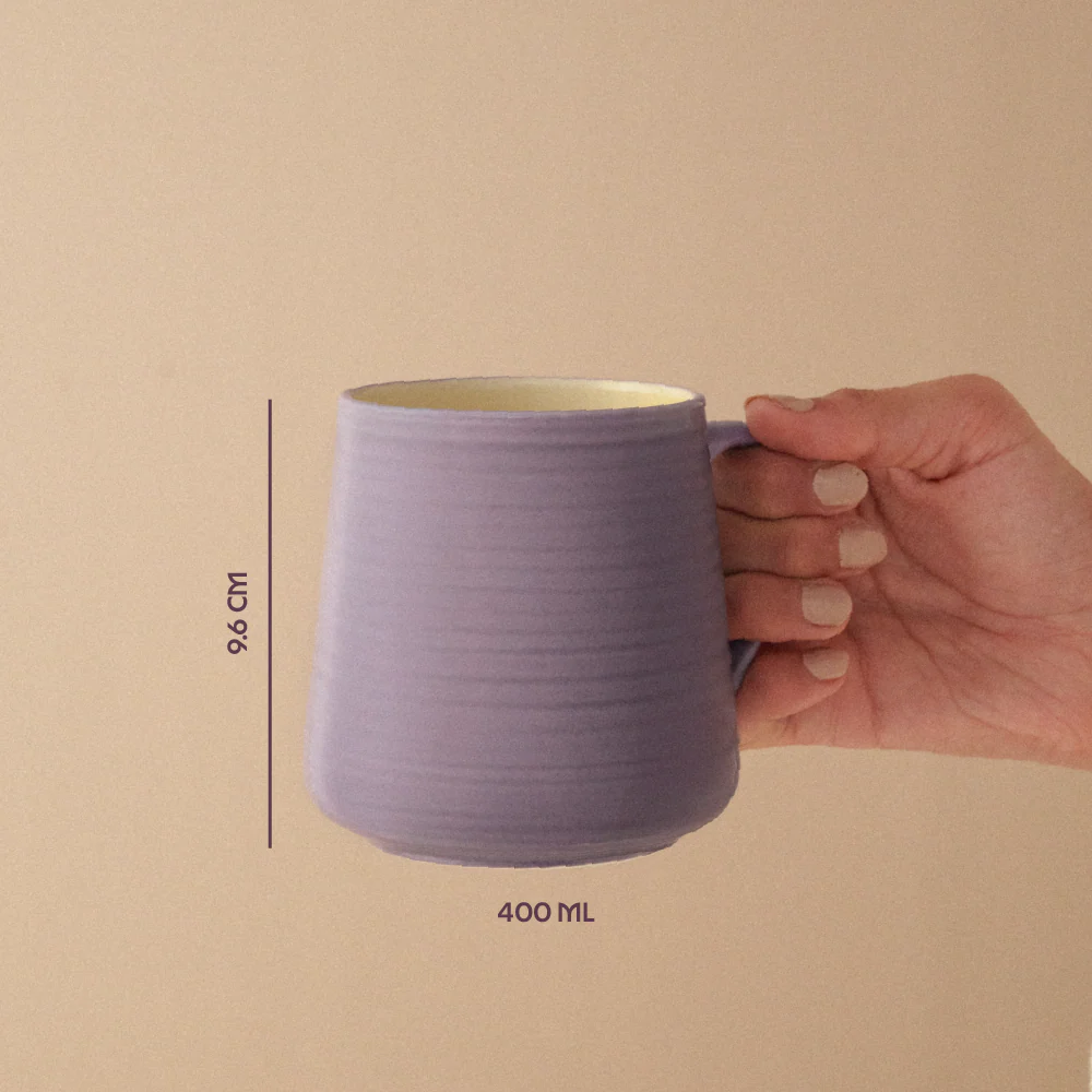 Bello Porcelia Mug, Lavender - Image 3