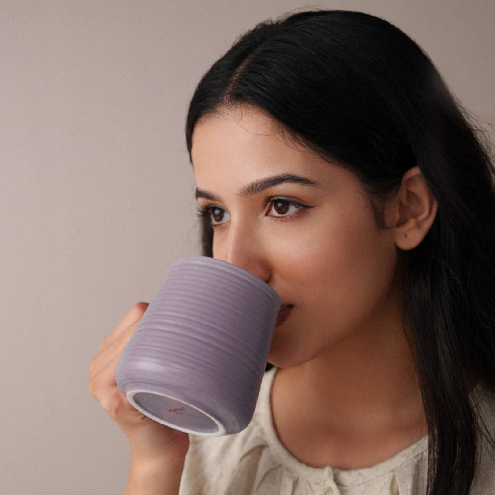 Bello Porcelia Mug, Lavender - Image 4
