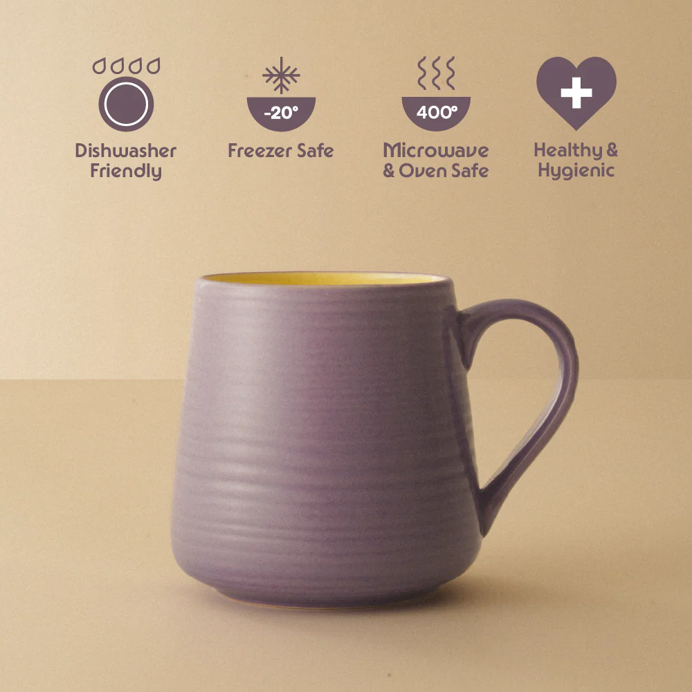 Bello Porcelia Mug, Lavender - Image 5
