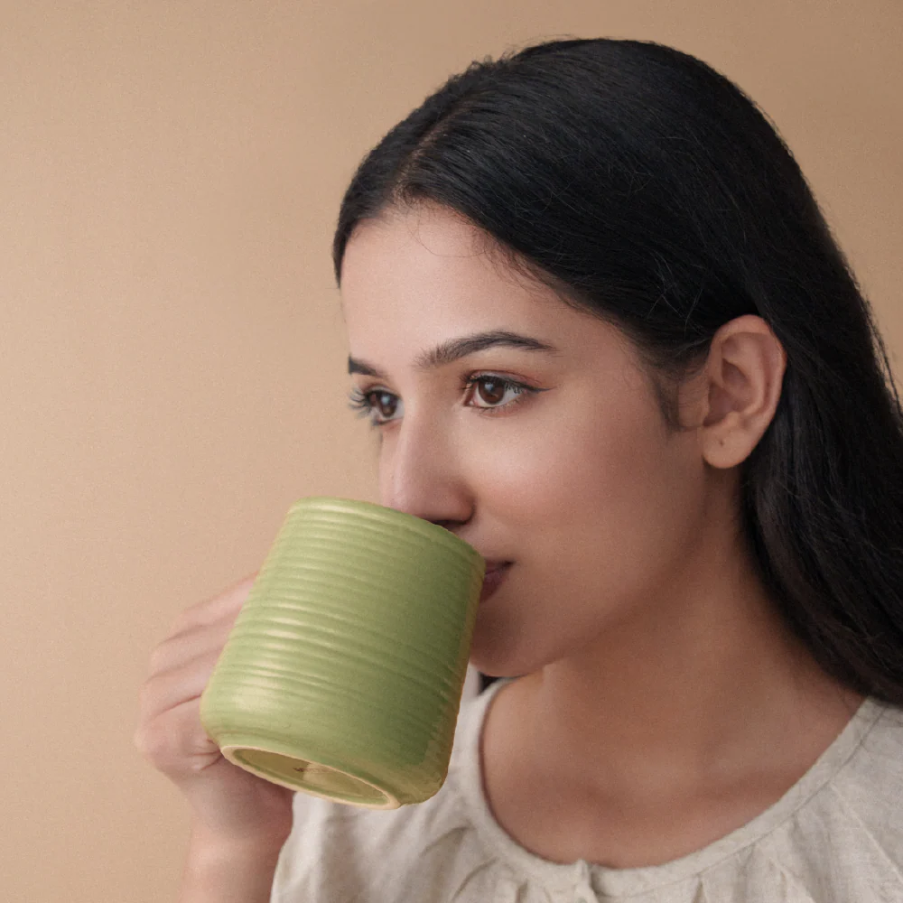 Bello Porcelia Mug, Mint - Image 4