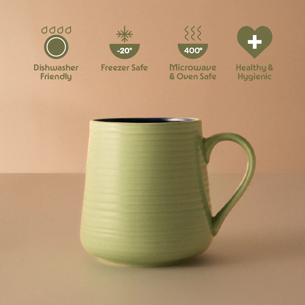 Bello Porcelia Mug, Mint - Image 5