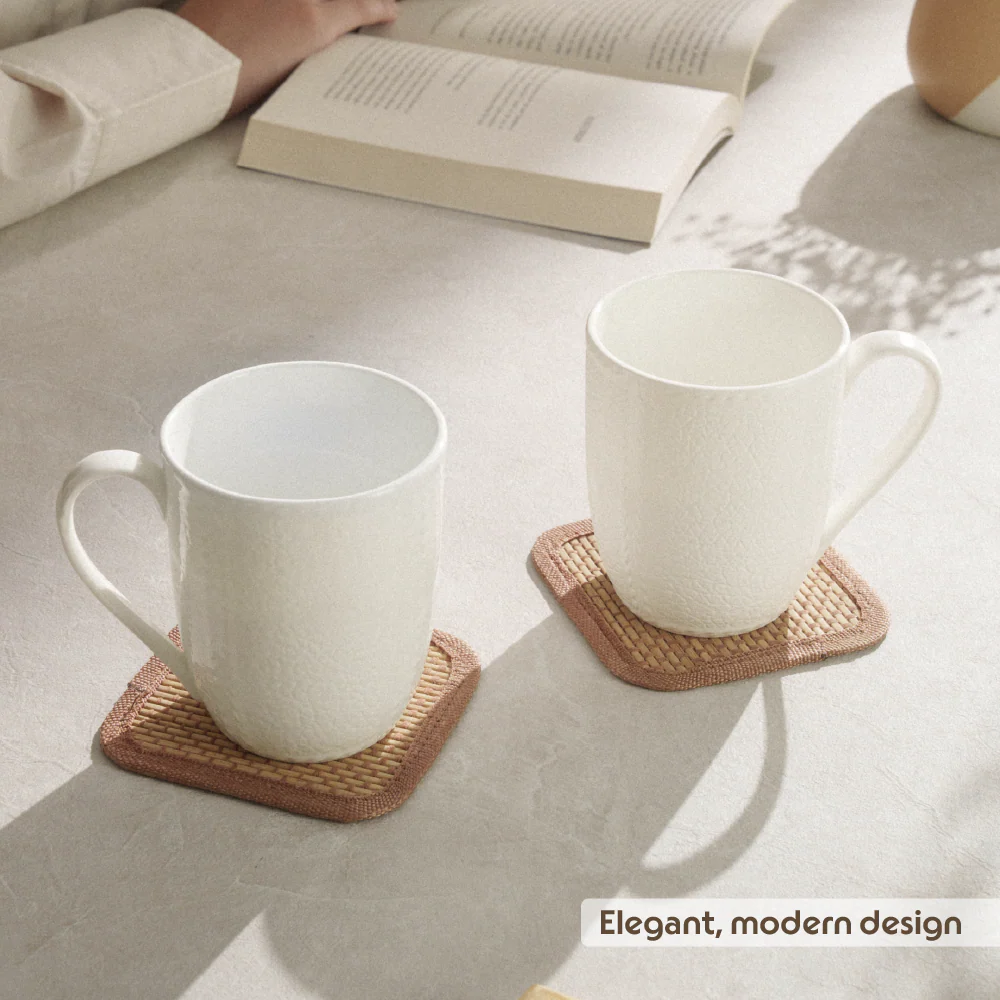 Elva Porcelia Mug, Ivory - Image 6