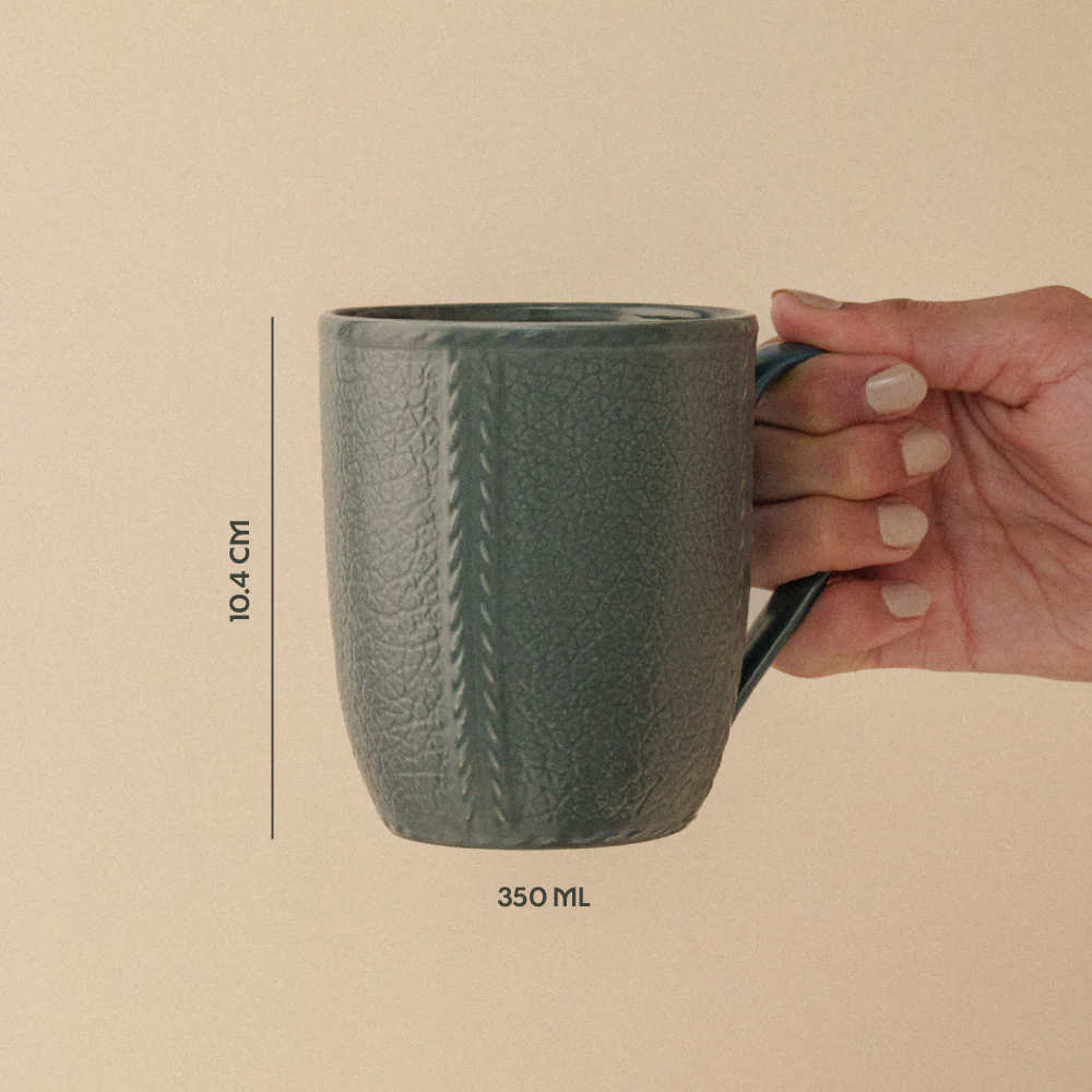Elva Porcelia Mug, Slate - Image 3