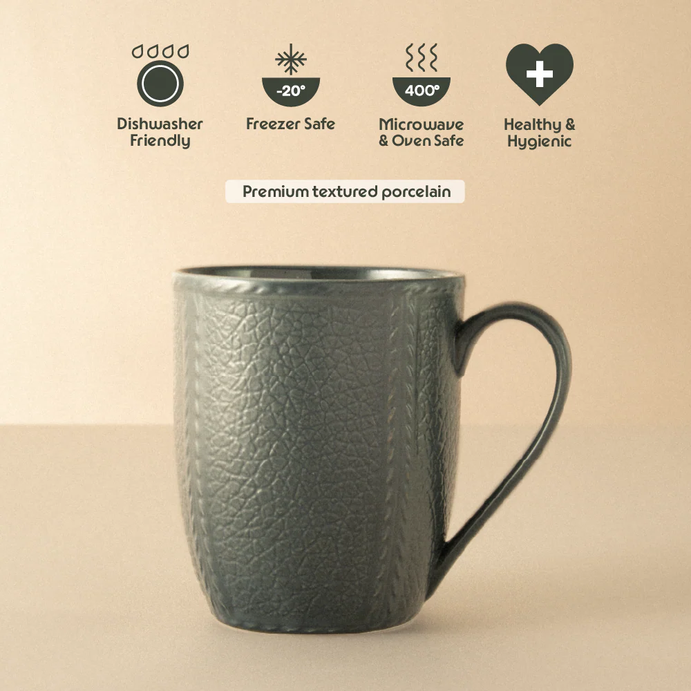 Elva Porcelia Mug, Slate - Image 5