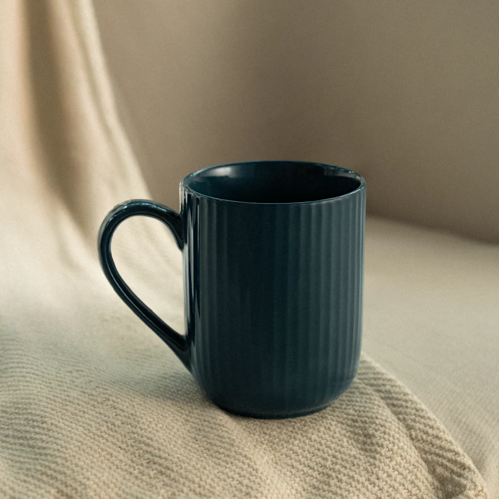 Flute Porcelia Mug, Caspian - Image 2