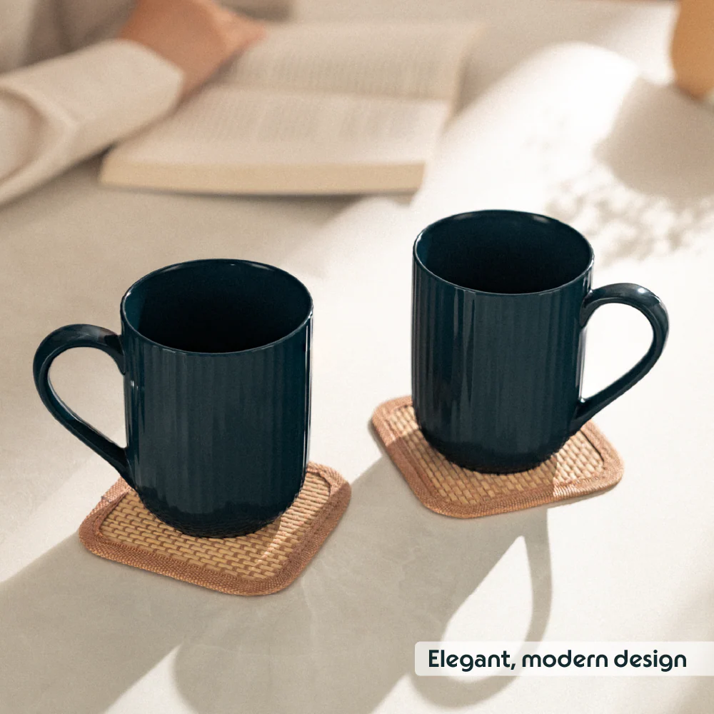Flute Porcelia Mug, Caspian - Image 6