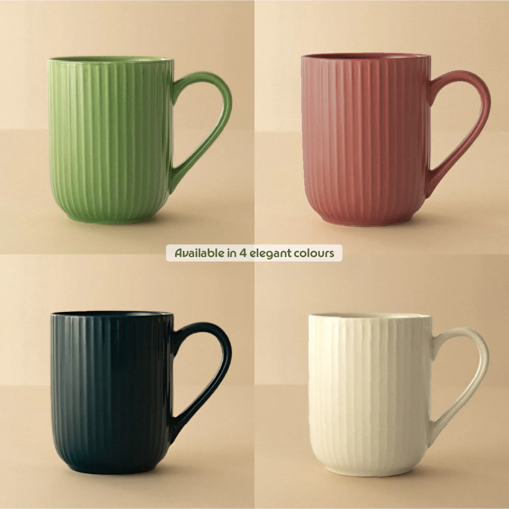 Flute Porcelia Mug, Moss - Image 9