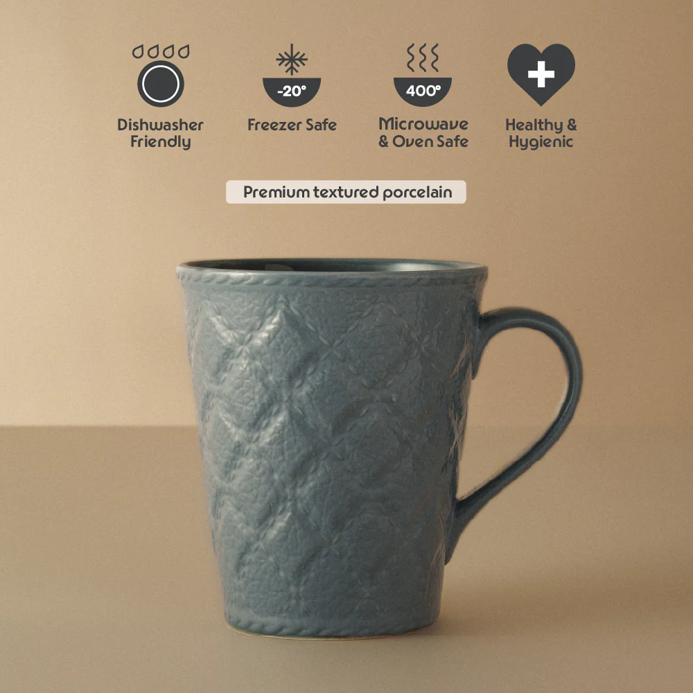 Velvetto Porcelia Mug, Ash - Image 5