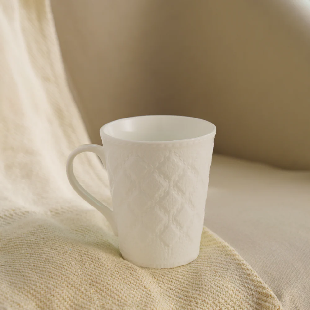 Velvetto Porcelia Mug, Ivory - Image 2