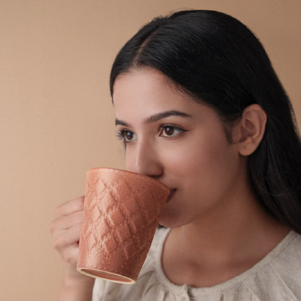 Velvetto Porcelia Mug, Merlot - Image 4