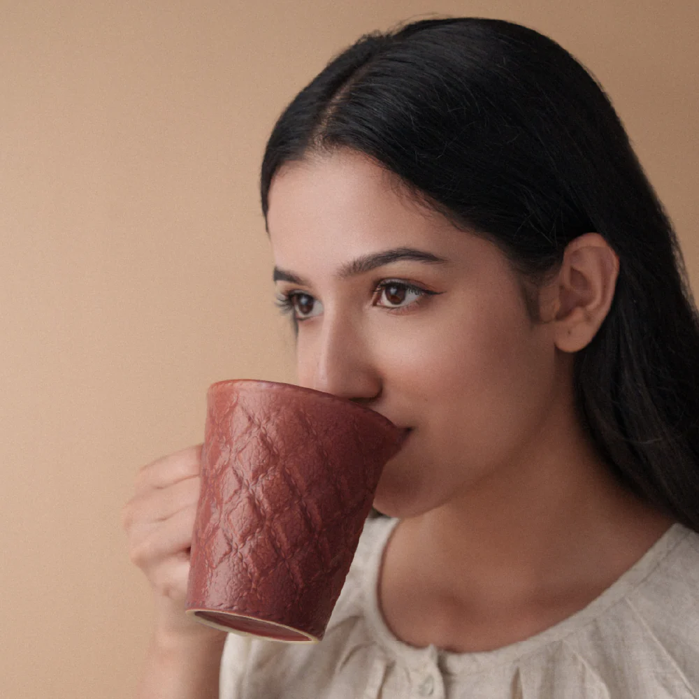 Velvetto Porcelia Mug, Terra - Image 4
