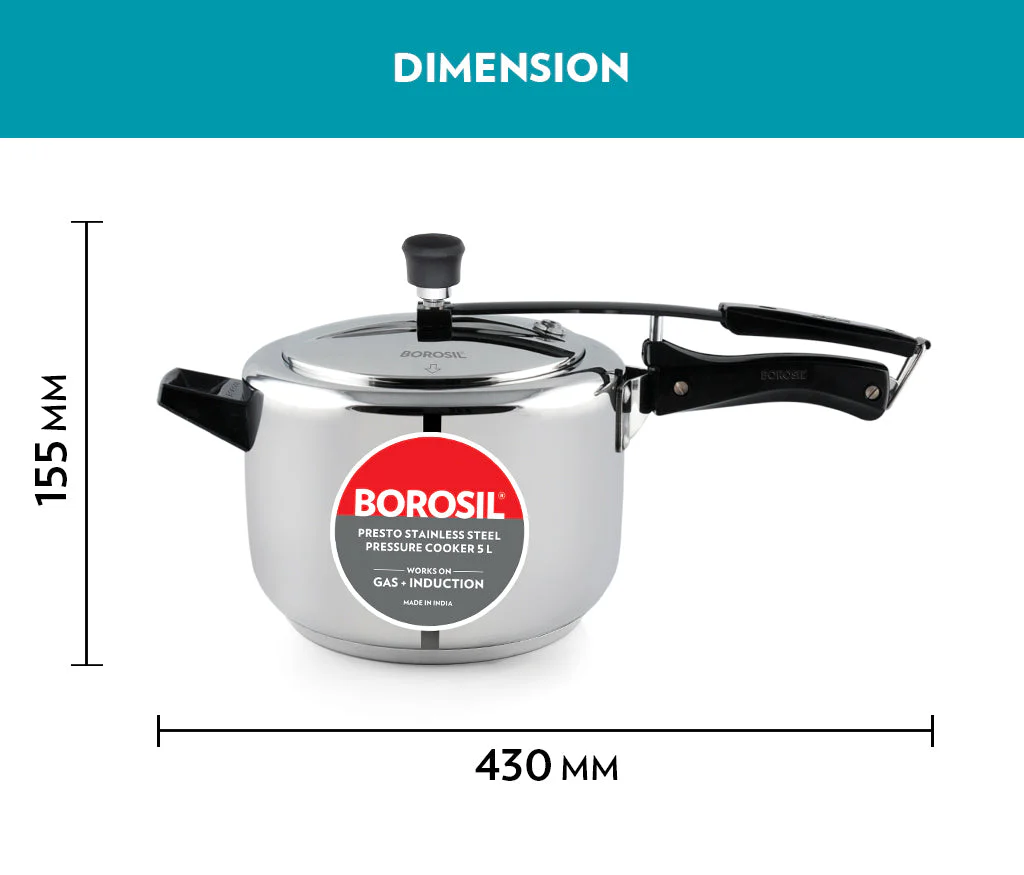 Presto Stainless Steel Pressure Cooker - Image 2