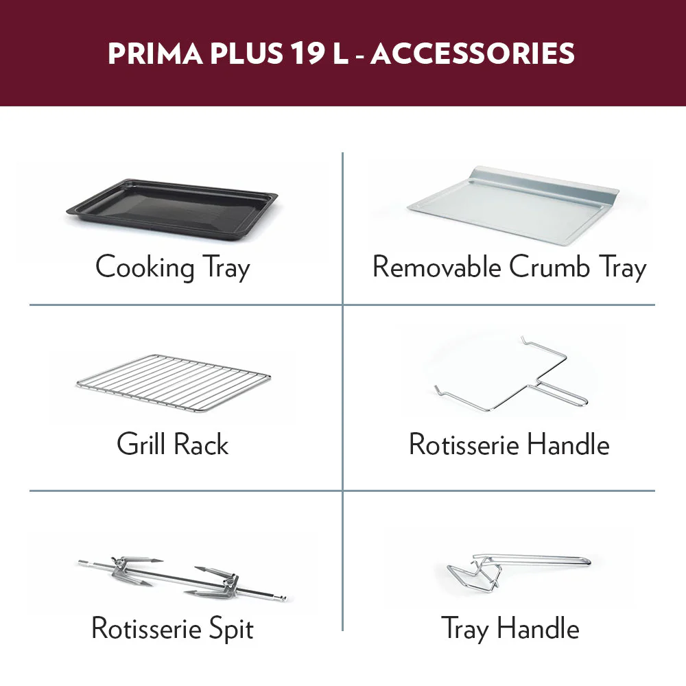 Prima Plus 19L Oven Toaster Griller (OTG) - Image 3