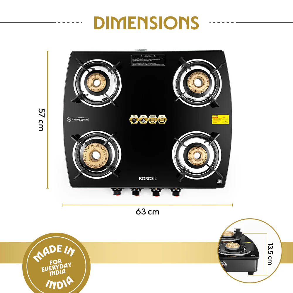 Prima Glass-top Gas Stove - Image 3