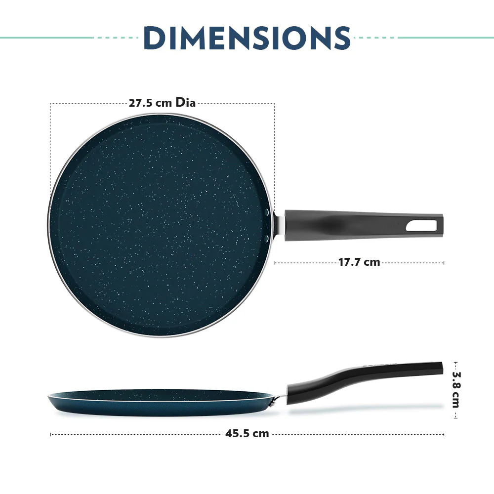 Pro Chef Nonstick Flat Tawa - Image 3
