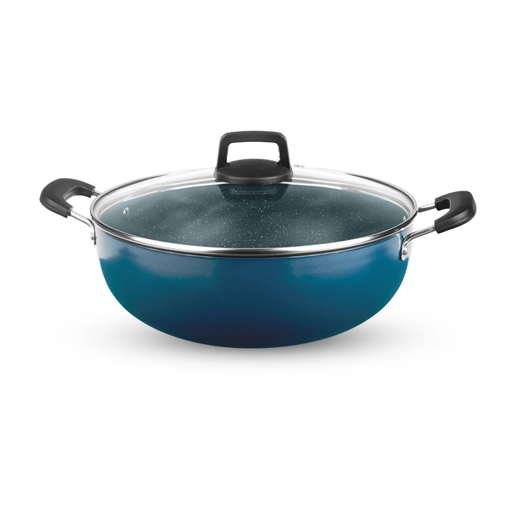 Pro Chef Nonstick Kadhai with Lid - Image 2