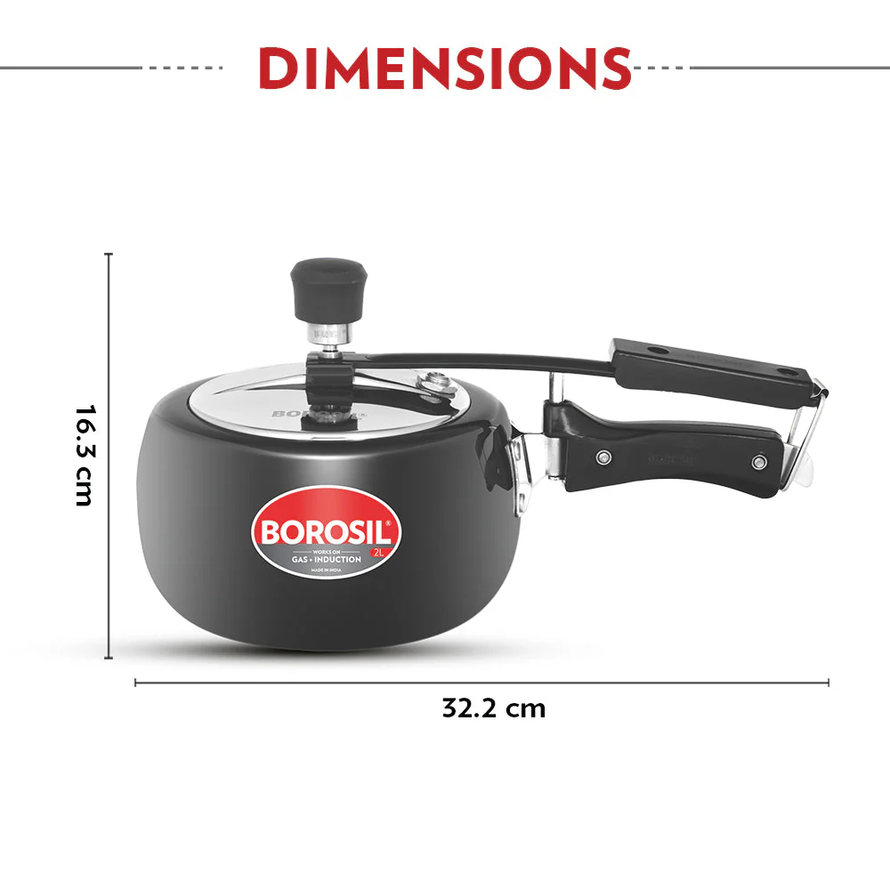 Pronto Hard Anodised Pressure Cooker - Image 3