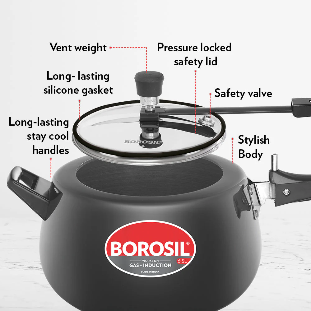 Pronto Hard Anodised Pressure Cooker - Image 6
