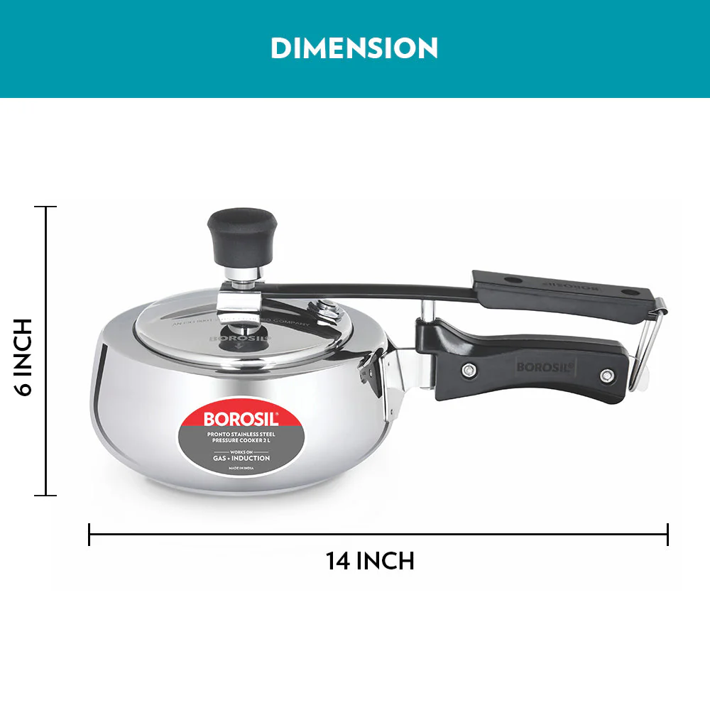 Pronto Stainless Steel Pressure Cooker - Image 2