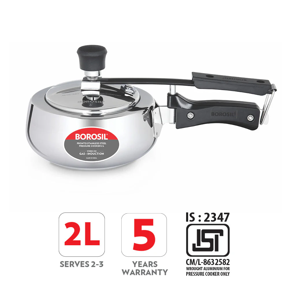 Pronto Stainless Steel Pressure Cooker - Image 3