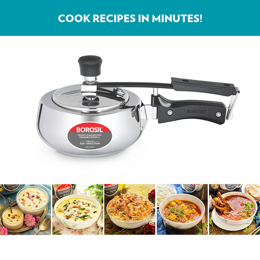 Pronto Stainless Steel Pressure Cooker - Image 8
