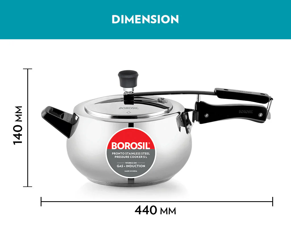 Pronto Stainless Steel Pressure Cooker - Image 2