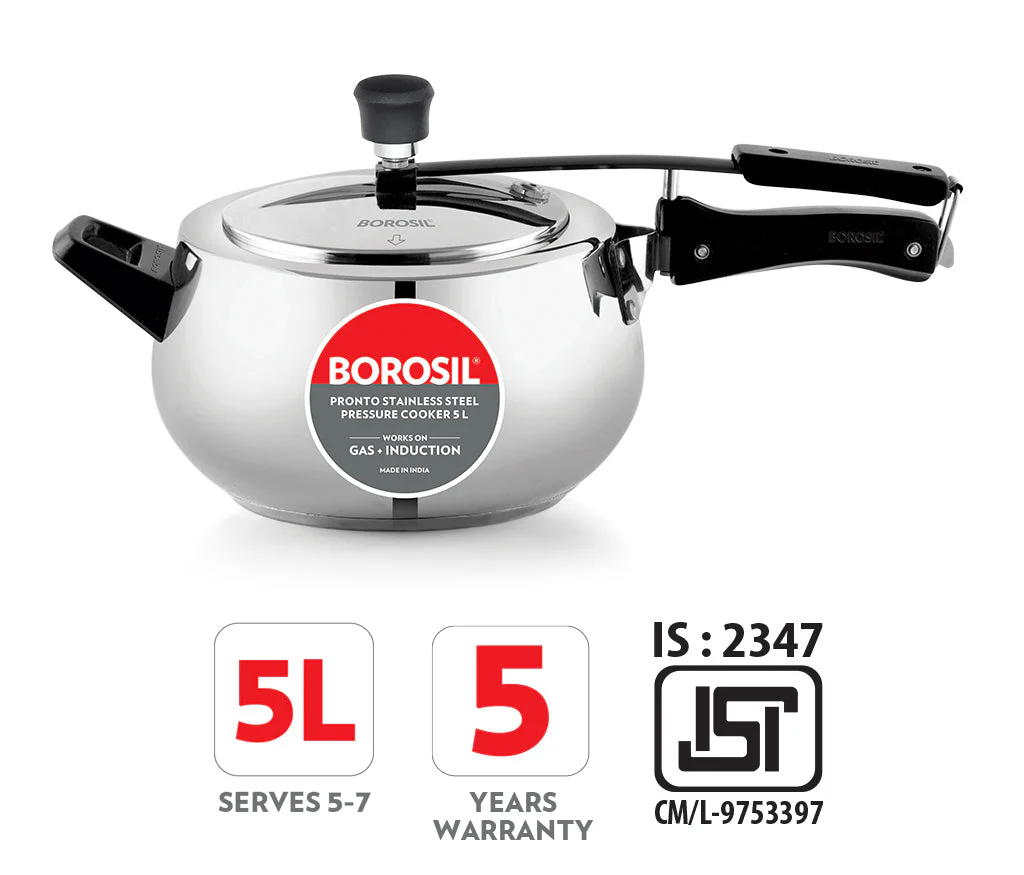 Pronto Stainless Steel Pressure Cooker - Image 3