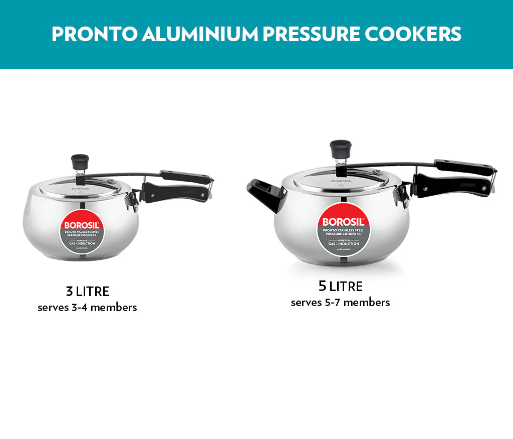 Pronto Stainless Steel Pressure Cooker - Image 6