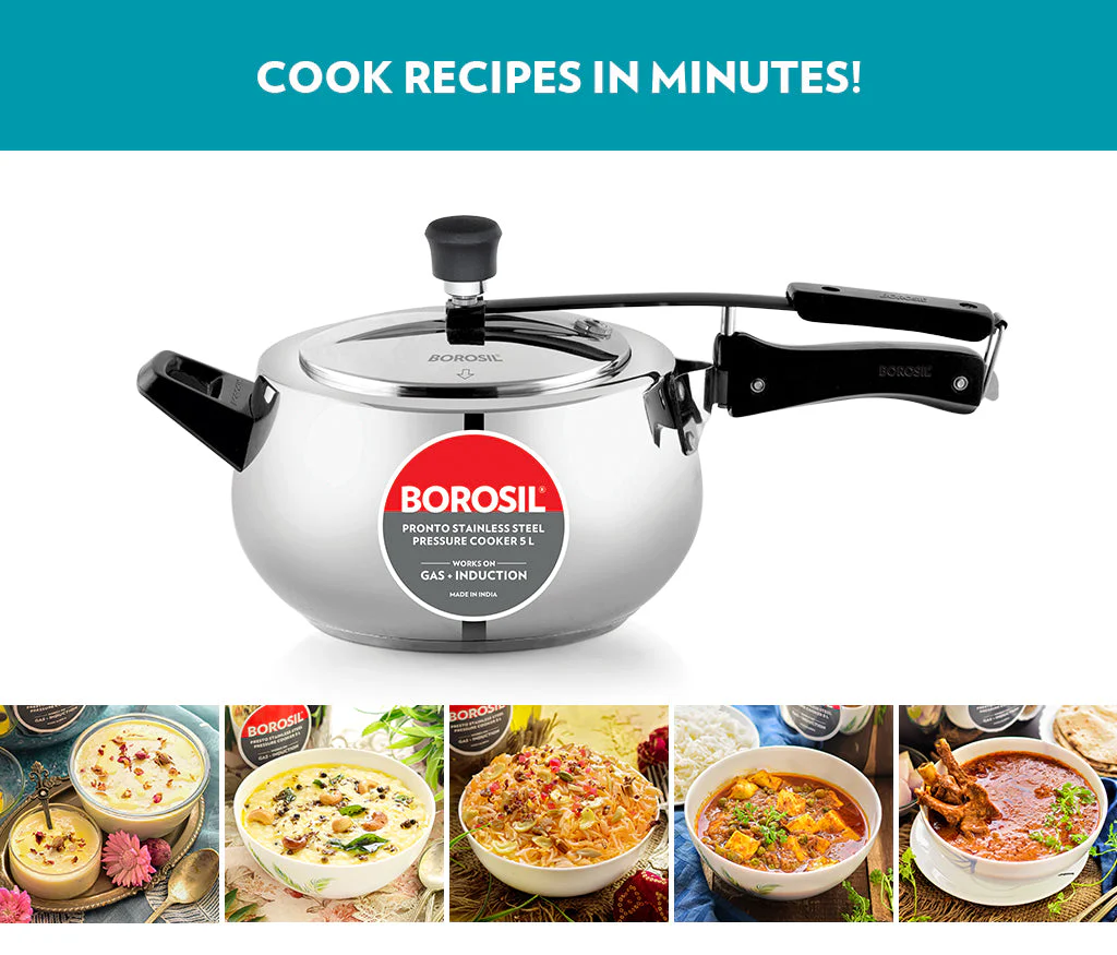Pronto Stainless Steel Pressure Cooker - Image 7