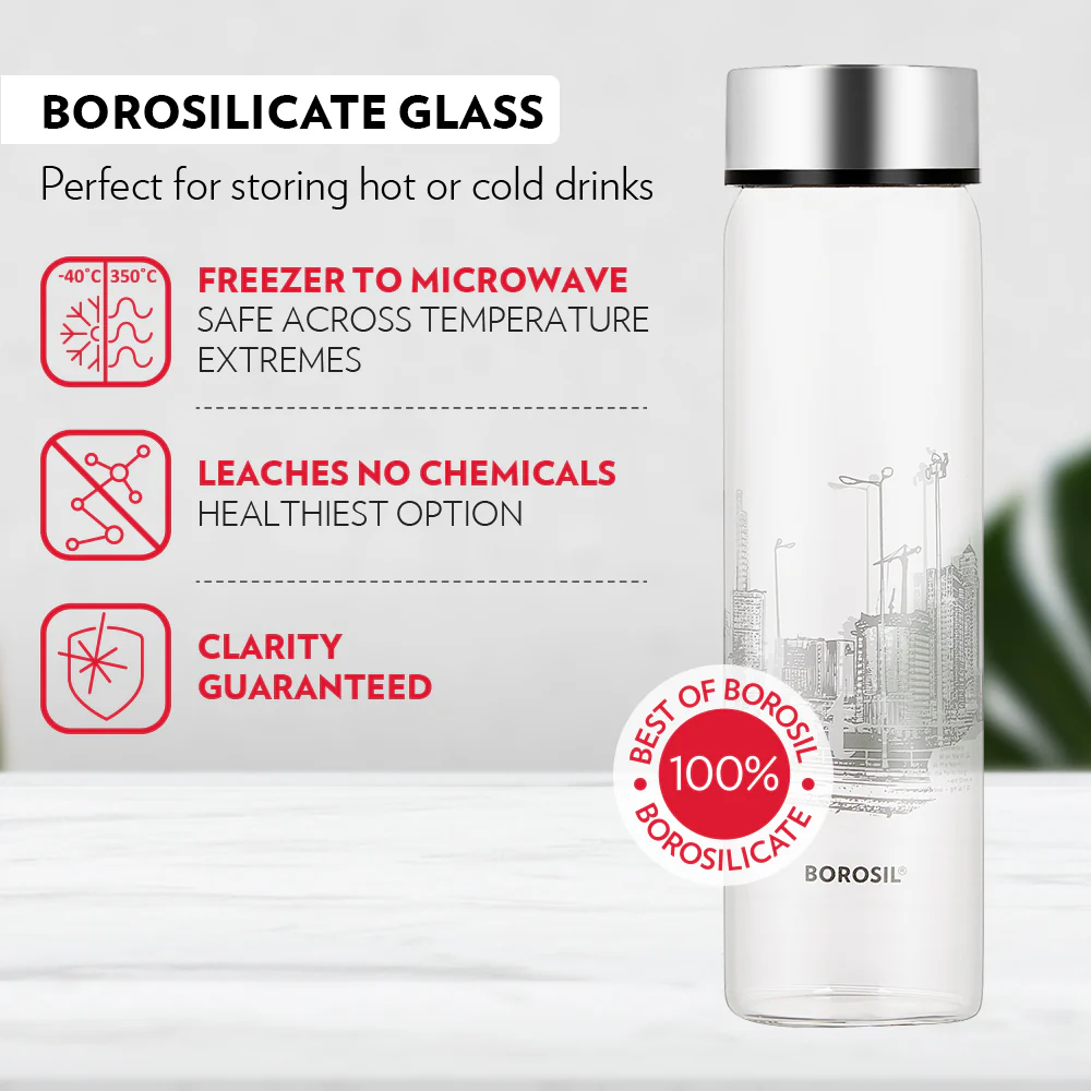 Neo Wide Mouth Roma Glass Bottle - Image 5