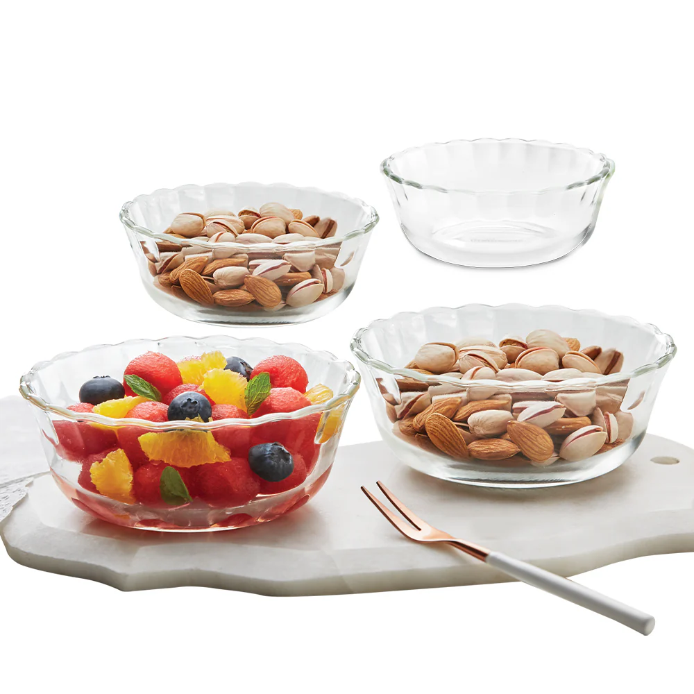 Borosil Designer Bowl Set, 430ml x 4 - Image 9