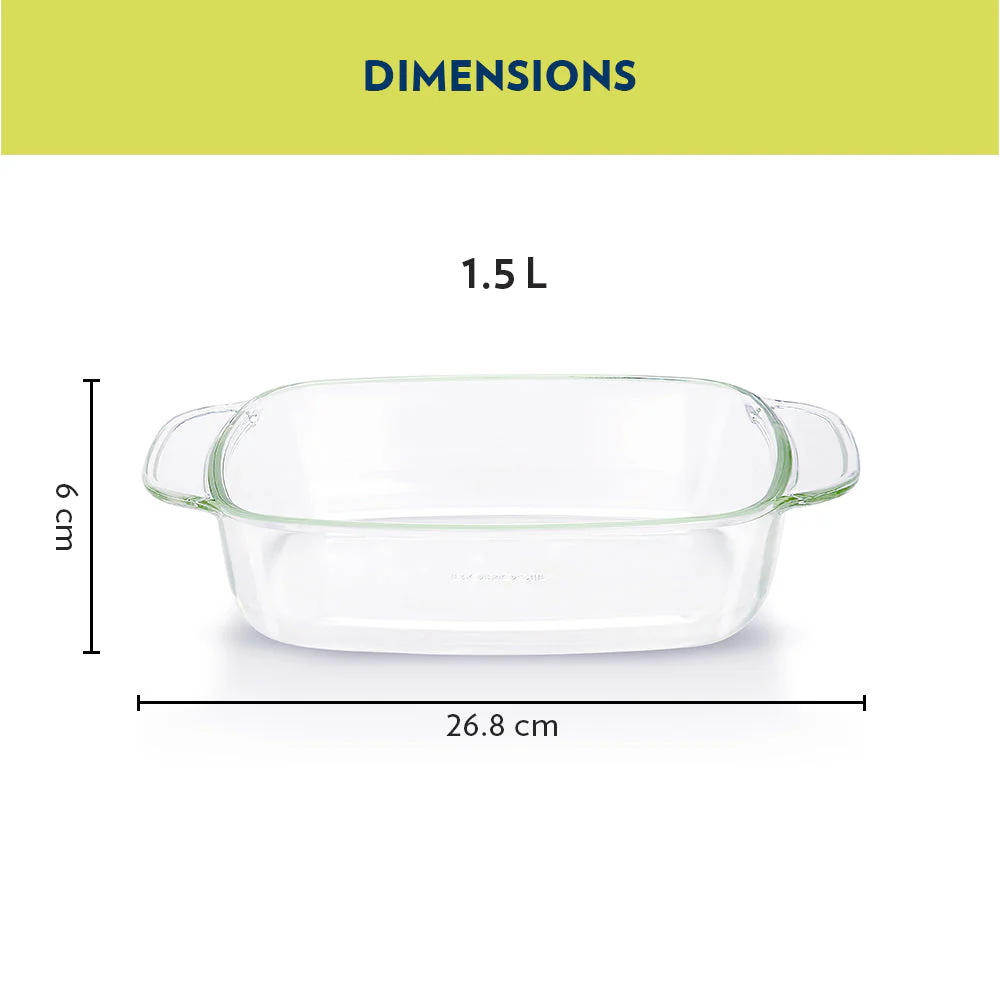 Deep Rectangular Dish, 1.5L - Image 3