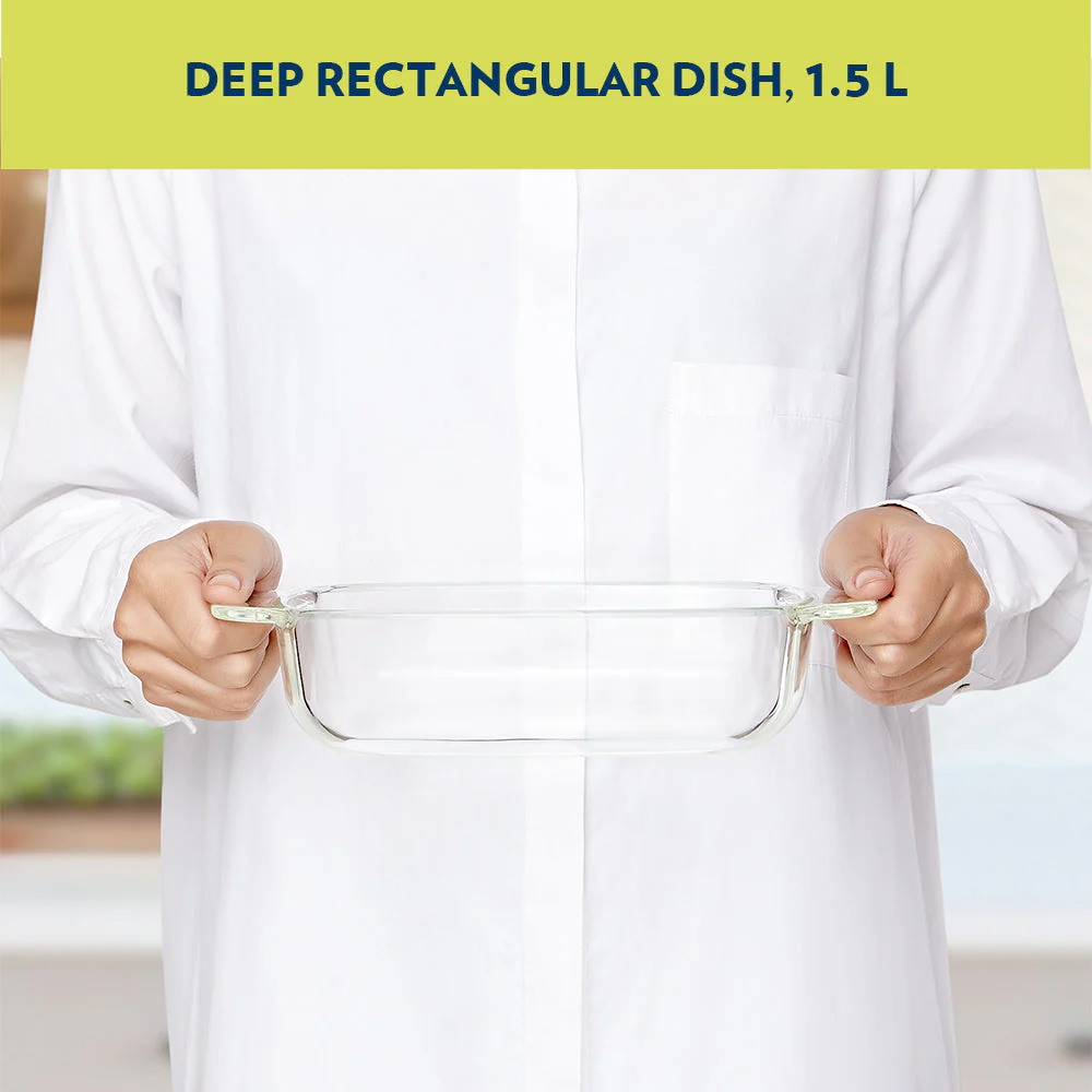 Deep Rectangular Dish, 1.5L - Image 4