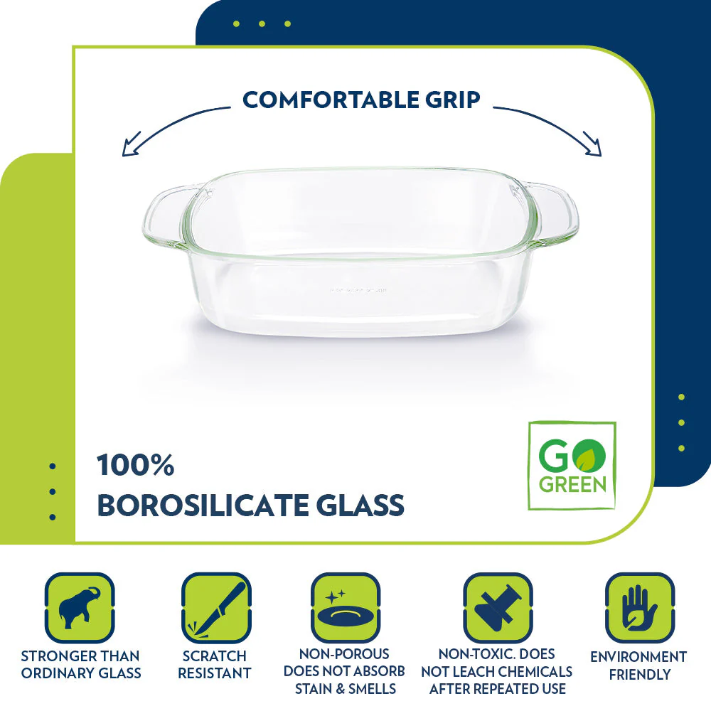 Deep Rectangular Dish, 1.5L - Image 5