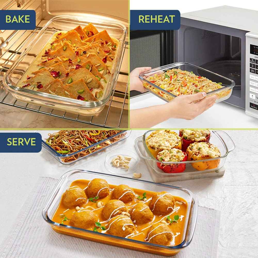 Deep Rectangular Dish, 2.2L - Image 6