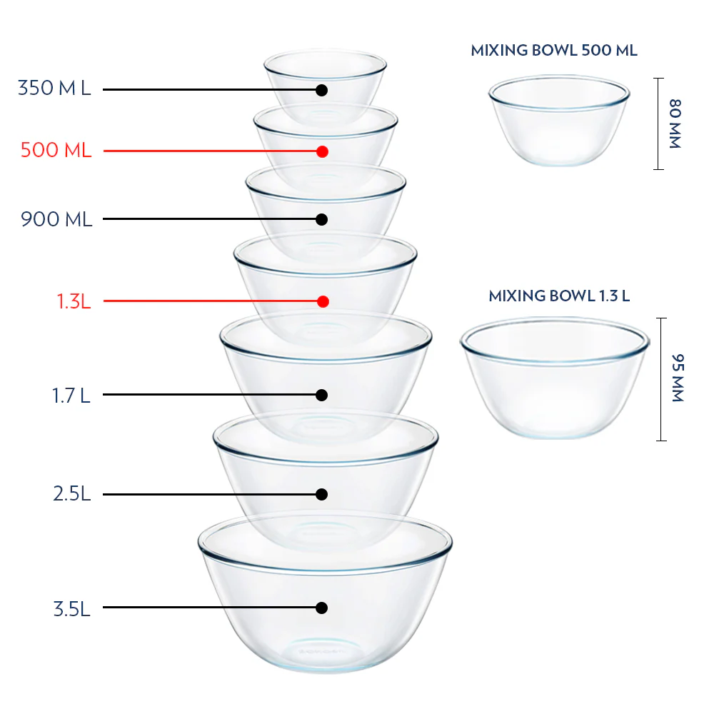 Mixing & Serving Bowl Set of 2 - Image 3