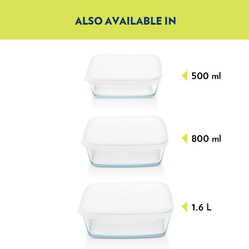 Square Baking Dish with lid, 500ml - Image 8