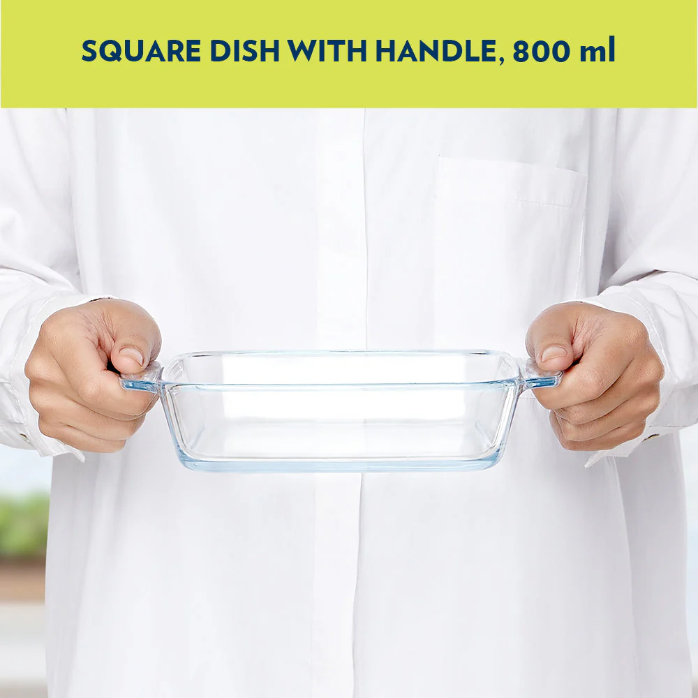Square Baking Dish with handle, 800ml - Image 4