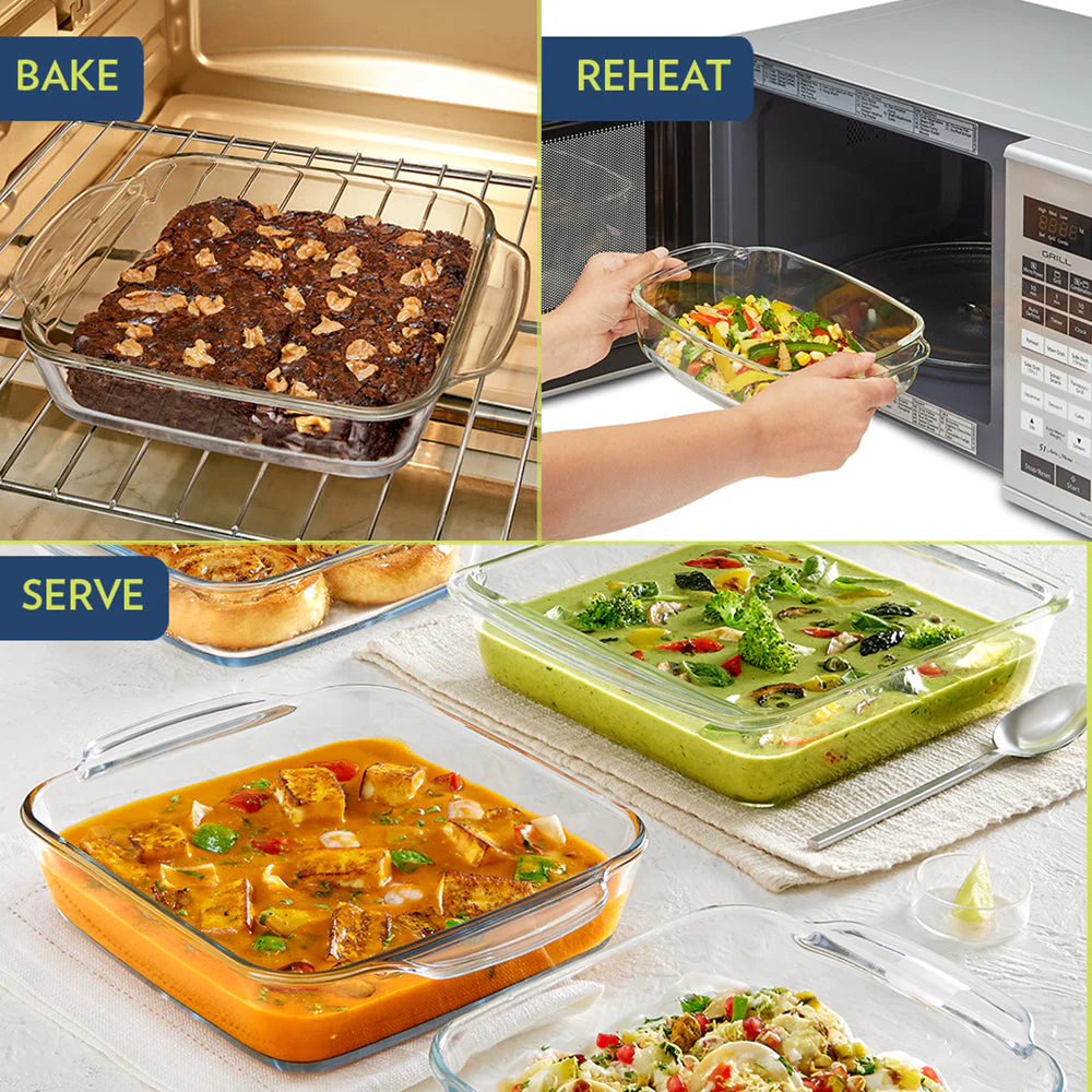 Square Baking Dish with handle, 800ml - Image 6